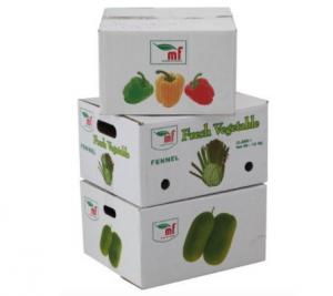 Wholesale Corrugated Vegetables Packing Boxes For Fruit Shipping ISO9001 Certification from china suppliers