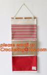 Cotton Canvas Wall Hanging Storage Bag, Canvas Linen Hanging Storage Bag,