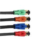 600MHz CAT8 SFTP Patch Cord Ethernet Cable Matter Soft PVC Jacket For Internet