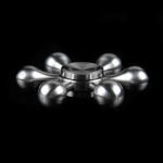 2017 Release Stress Fidget Toys Stainless steel Molecule Metal Hand spinner For