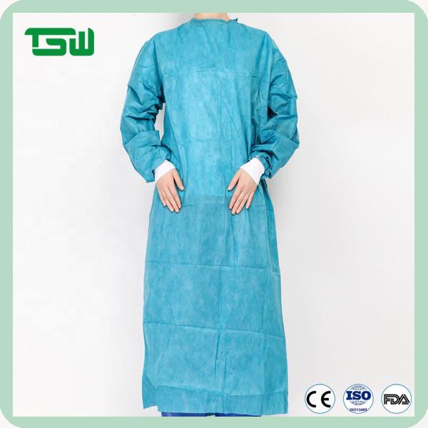 Quality AAMI Medical Grade 45gsm Disposable Surgical Gowns for sale