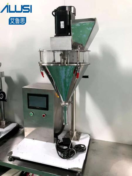 8L Powder Equipments Manual Auger Glass Bottle Dry Spices Flour Milk Coffee