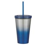 16OZ Stainless Steel Tumbler Bottle Double Wall With Double Color Painting