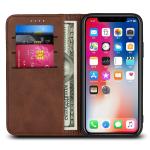 iPhone XS Wallet Case, Premium PU Leather Flip Cover[Kickstand Feature] For