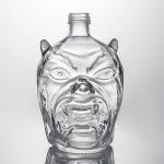 Industrial Liquor Screw Top Glass Bottle for Whisky Vodka Rum