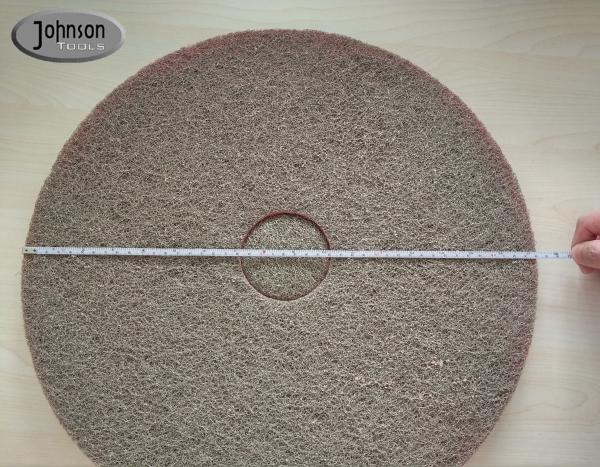 17 Inch Sponge Fiber Diamond Polishing Pads for Marble / Concrete Floor #400