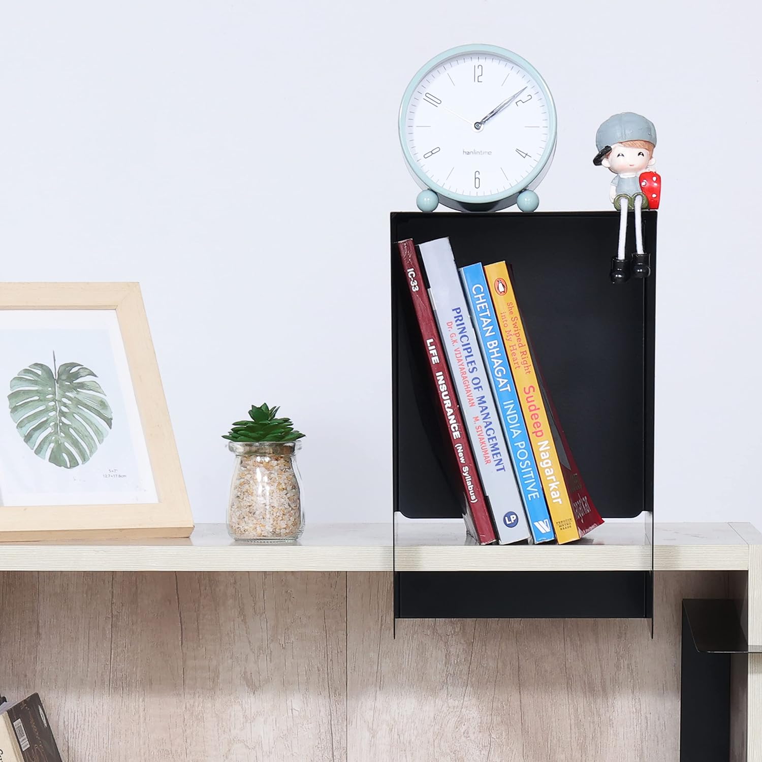 40cm 43cm 45cm 50cm Office Desk Hanging Under Table Book Rack for Customized Storage