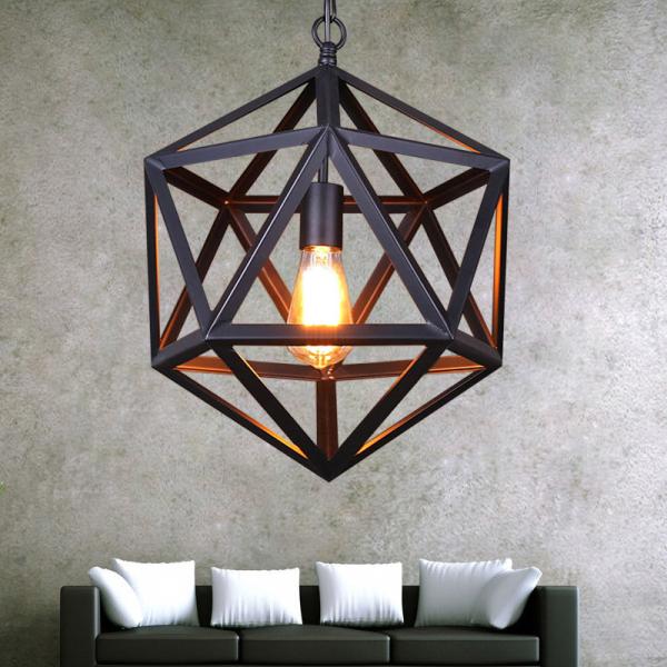 Cage industrial hanging lights for Kitchen Dining room Restaurant Lamp Fixtures