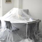Customized Clear Plastic Protective Painting Drop Cloth for Packaging Film