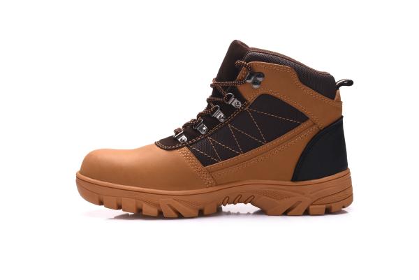 Genuine Leather Mens Military Style Boots , Steel Toe Caps Insulated Combat