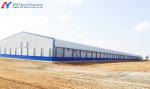 Broiler Chicken Shed Steel Structure Prefab Steel Hen House Onsite Installation
