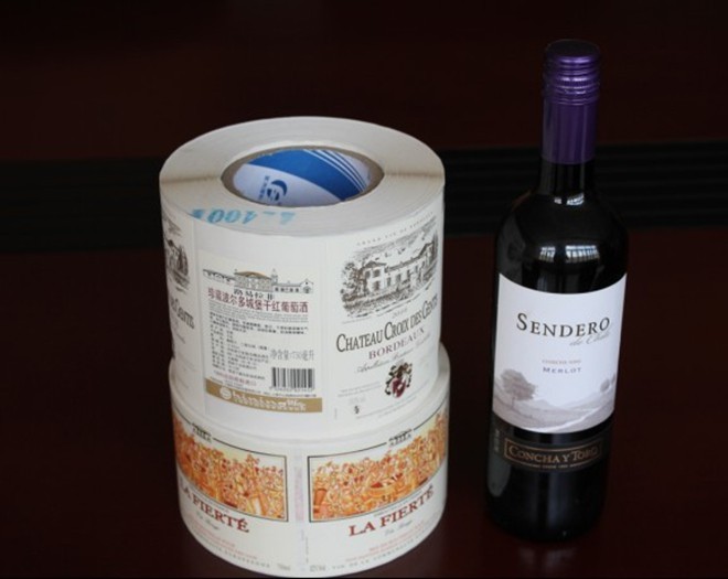Customized Design Waterproof Red Wine Shrink Sleeve Labels Self Adhesive Bottle Label