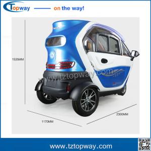 Wholesale Electrical tricycle for passenger 3-4 people closed cabin for disable people from china suppliers