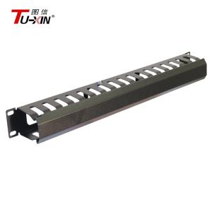 Wholesale Custom 19 Inch Rack Accessories Metal Rackmount Cable Management Panel from china suppliers