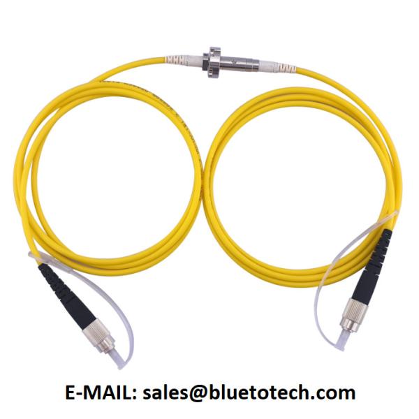 Fiber Optic Rotary Joint 1Fiber FC Connector Single Model Yellow Color Fiber