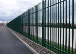 Powder Coated Euro Steel Palisade Fence For Factory