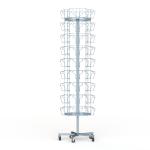 8 Sided Spinner KD Metal Display Rack For Greeting Card