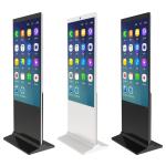 Outdoor Floor Standing Digital Signage Touch Screen Information Kiosk Dual