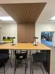 Linear Maple Veneer Tongue And Grooved Soundproofing Slat Wall Ceiling Acoustic