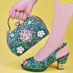 Supoo Popular Italian Ladies Shoes and Matching Bags for Wedding in Fashionable
