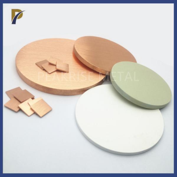 High Strength Polished Tungsten Copper Alloy Material With 11.9 - 17.3g/Cm3