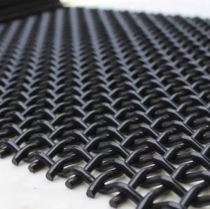 Wholesale Wholesale 65Mn Stainless Steel Mine Crimped Wire Screen Mesh Hooked Sieving Mesh from china suppliers