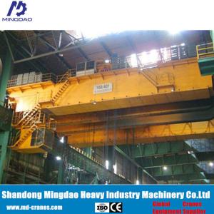 Wholesale Top Quality Double Girder Casting Metallurgy Overhead Crane Used in Steel Workshop from china suppliers