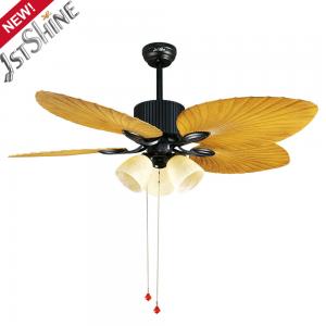China Silent Motor Remote Control Classic Ceiling Fans With Light Five Blades on sale