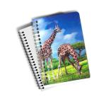 Customized 3D Lenticular Notebook Front Side 0.6mm PET + 0.16mm Paper