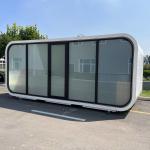 Mini Apple Cabin House with Glass Window and Door Garden Sunroom