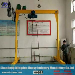 Wholesale In Workshop Movable Portable Mini Crane Lightweight China 0.5 Ton Gantry Crane from china suppliers