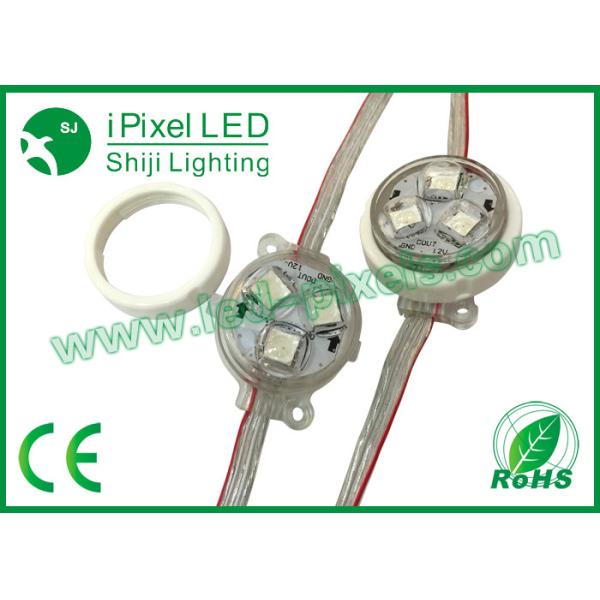 30mm Programmable LED pixel module 20 Pcs / String , 0.72 Wattage