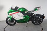 Max. Speed 80km/h High Cover Motor 8000W Racing 72V Moped Motorcycle with LED