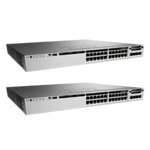 Wholesale WS-C3850-24T-E Manageable Lan Gigabit Switch , Gigabit Fiber Switch With Power Supply from china suppliers