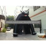 Outdoor decoration giant inflatable tunnel and inflatable green red logo