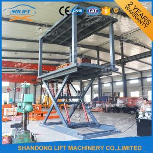 China Red Grey Yellow Hydraulic Double Deck Car Parking System 5.5m X 2.6m on sale