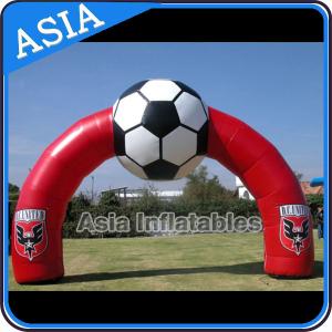 Wholesale Sealed Inflatable Entrance Arch With Football In The Middle For Football Competition from china suppliers