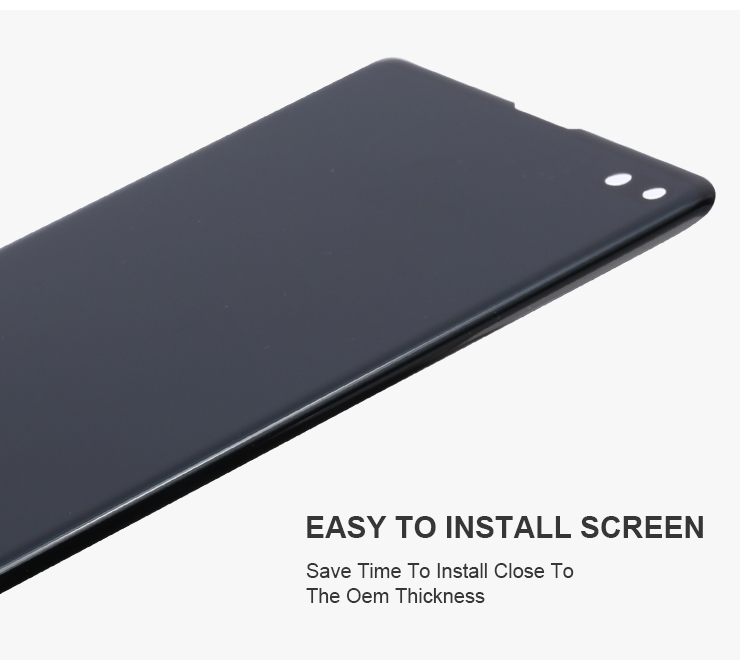 LCD Touch Samsung Replacement Screen Digitizer Assembly For Galaxy S10 Custom