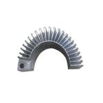 Electronic Aluminium Alloy Die Casting Heat Sink Parts Components Silver