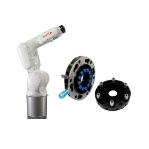 China 6 Axis Kuka Robotic Price KR 10 R1100-2 With CNGBS Quick Change Disc For Handling As Industrial Robot on sale