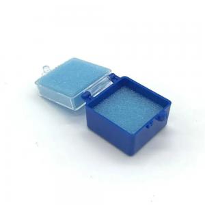 China Blue Dental Crown Box , Crown And Bridge Boxes With Foam Inserts on sale