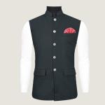 Customized Modern Fit Mens Mandarin Collar Waistcoat For Special Occasion 100%