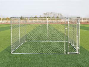 Wholesale 4x2.3x1.82M Thick Hot Galvanized Fence Big Dog Kennel/Metal Run/Pet house/Outdoor Exercise Cage from china suppliers