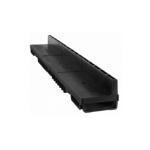 Black Plastic Drainage Channel A15 Loading With Polypropylene Grating