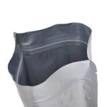 Heat Sealable Metallic Silver Foil Mylar Ziplockk Bags Stand Up Pouch Food