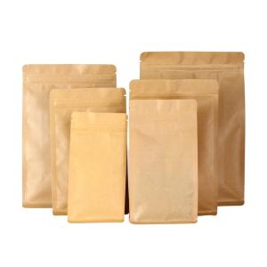 Wholesale Kraft Paper Flat Bottom 750g Resealable Dog Food Bag from china suppliers