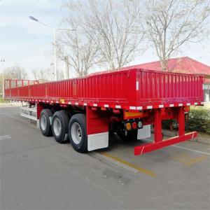 Wholesale 40FT Poultry Sand Bags 60Ton Side Wall Semi Trailer from china suppliers