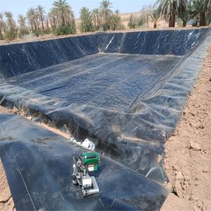 Wholesale 1.5mm HDPE Geomembrane for Artificial Lake Landscape River Levee Channel Onsite Training from china suppliers