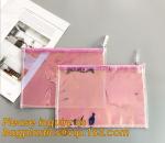 Holographic Factory Manufacture Custom Logo Transparent PVC Cosmetic Bag Women