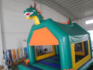 Wholesale Outdoor Water Proof Inflatable Fun City Jumper / Backyard Bounce Fun City With Slide from china suppliers